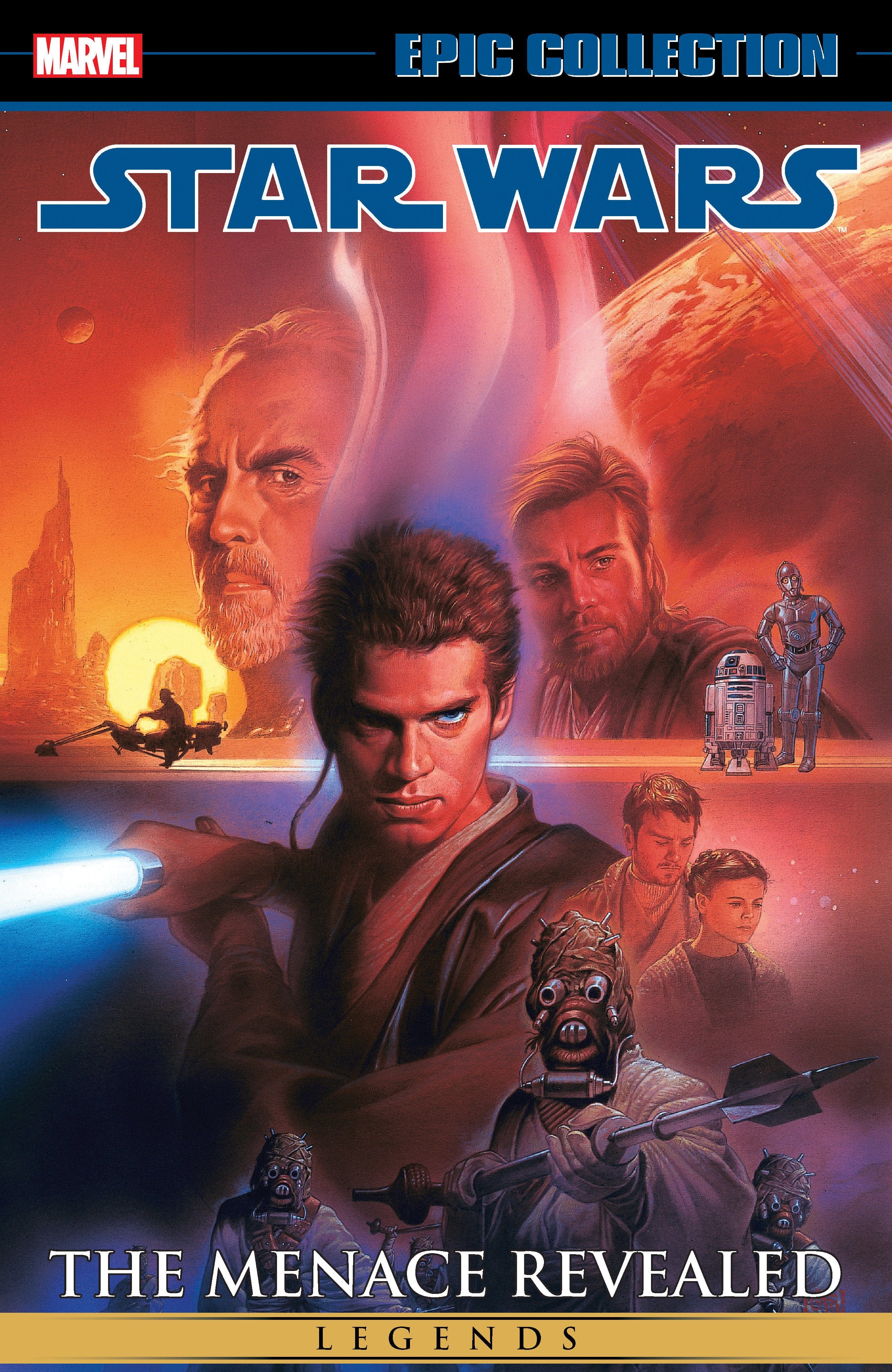 Marvel Comics Star Wars Legends Epic Collection: The Menace Revealed Volume 4