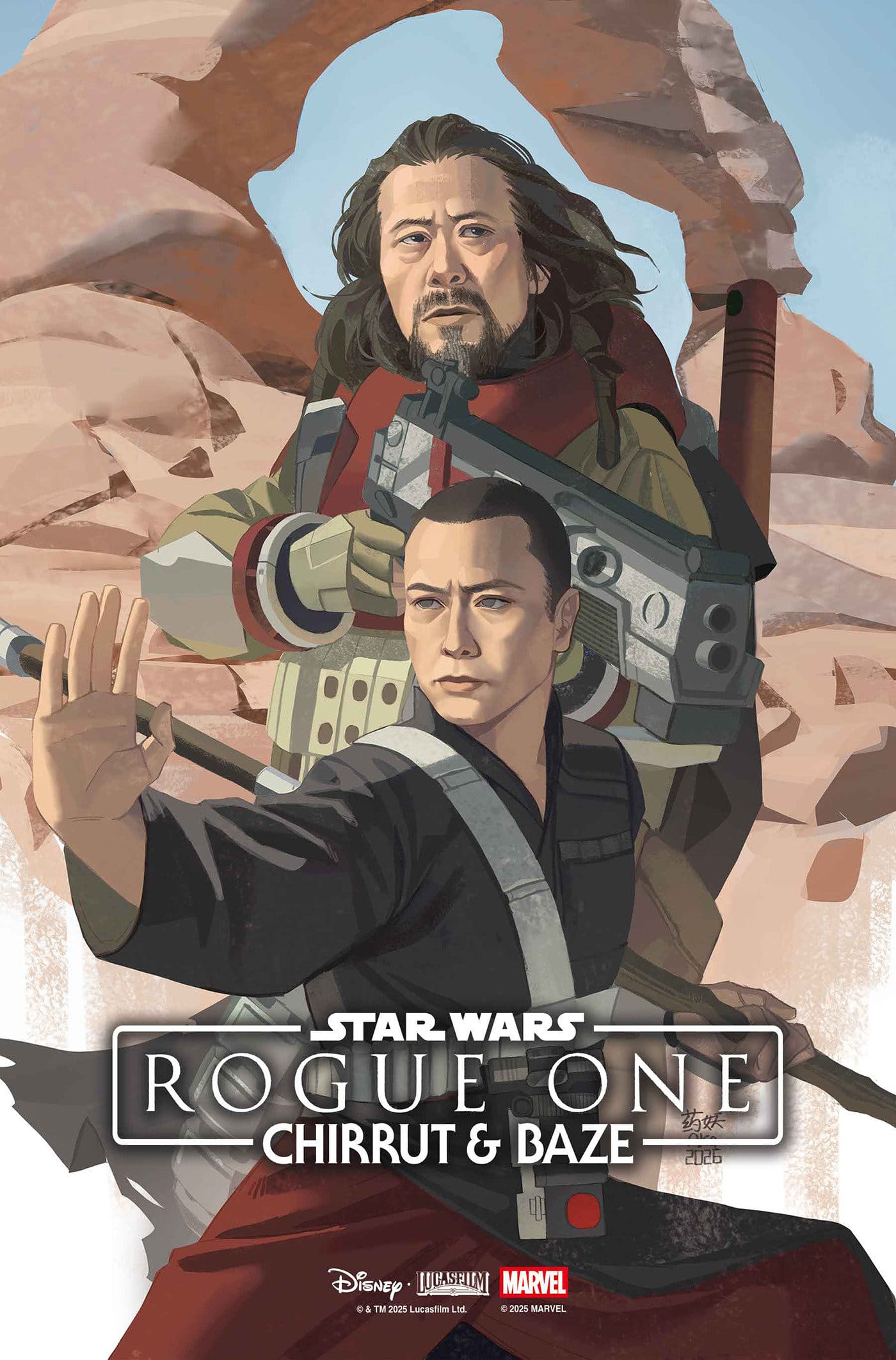 Marvel Comics Star Wars: Rogue One - Chirrut & Baze #1 Aka Variant