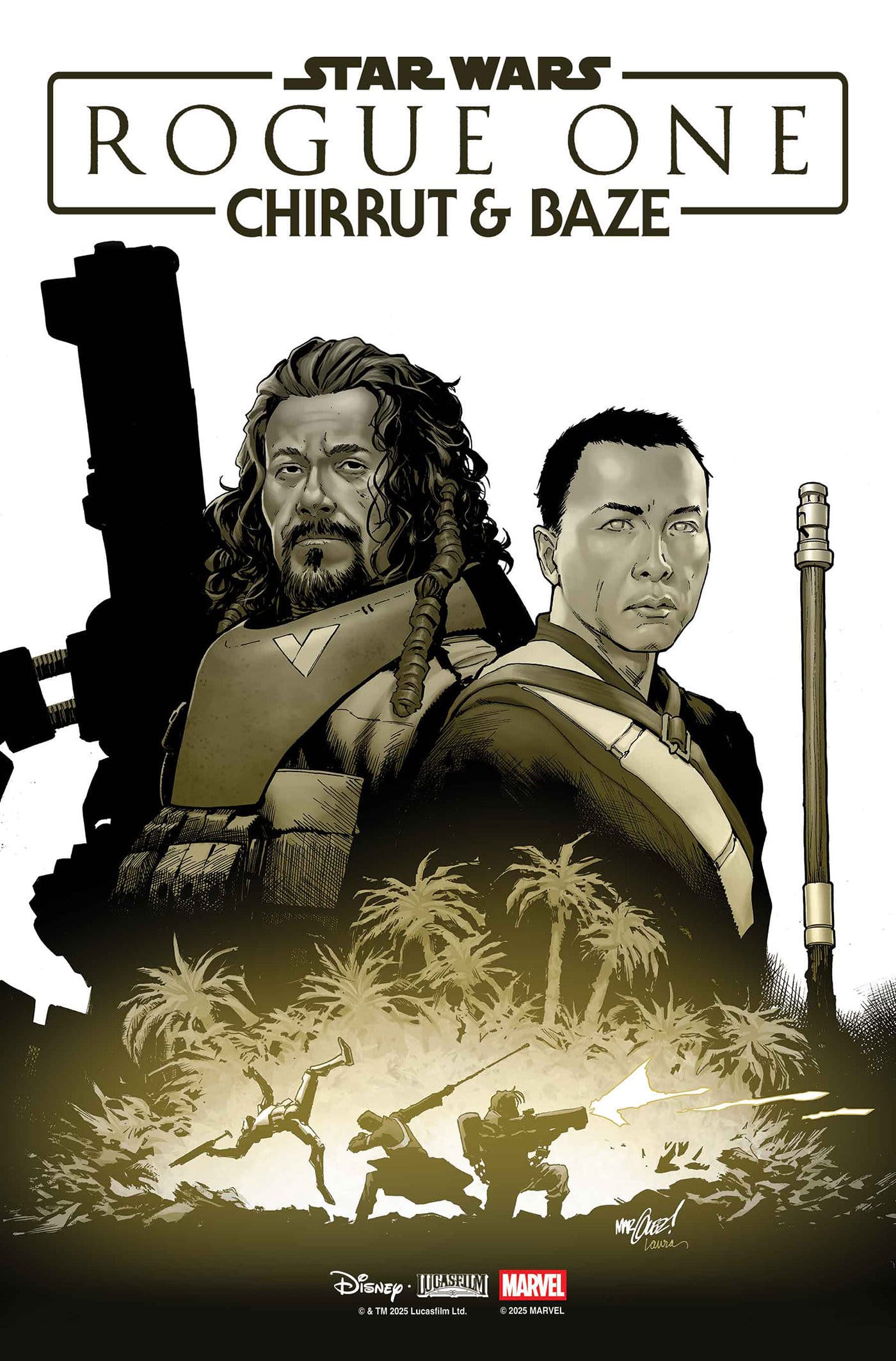 Marvel Comics Star Wars: Rogue One - Chirrut & Baze #1 Main Cover David Marquez