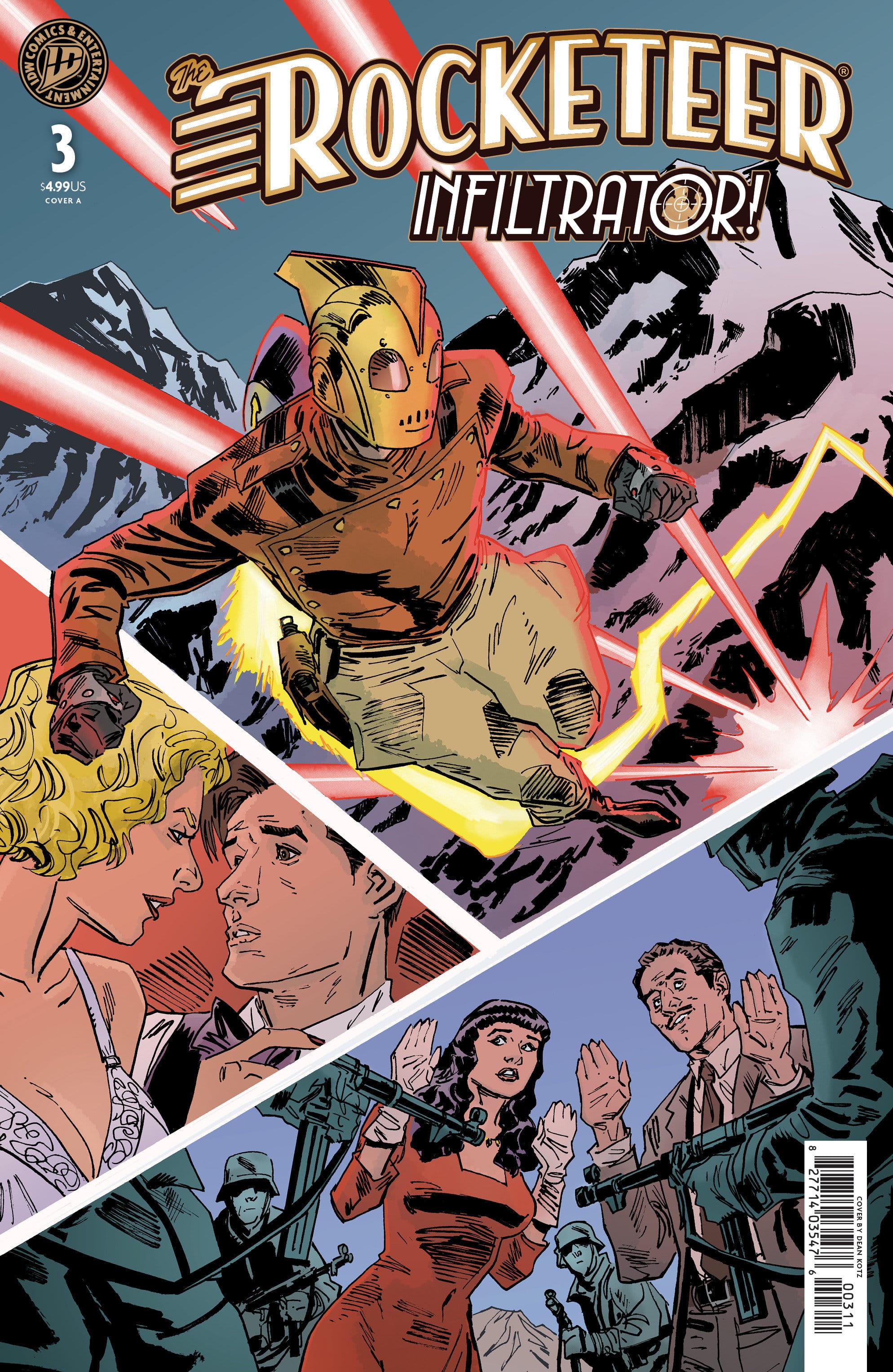 Marvel Comics The Rocketeer: Infiltrator! #3 Cover A Dean Kotz