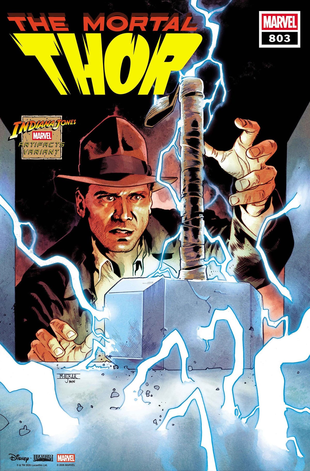 Marvel Comics Thor #803 Mahmud Asrar Indiana Jones Marvel Artifact Variant