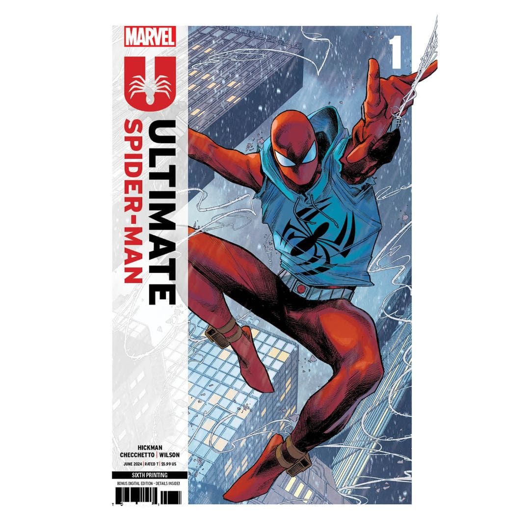 Marvel Comics Ultimate Spider-Man #1 (2024) Marco Checchetto 6th Printing Variant