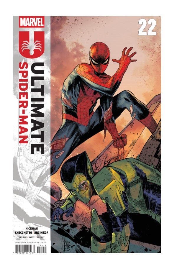 Marvel Comics Ultimate Spider-Man #22 Main Cover Marco Checchetto