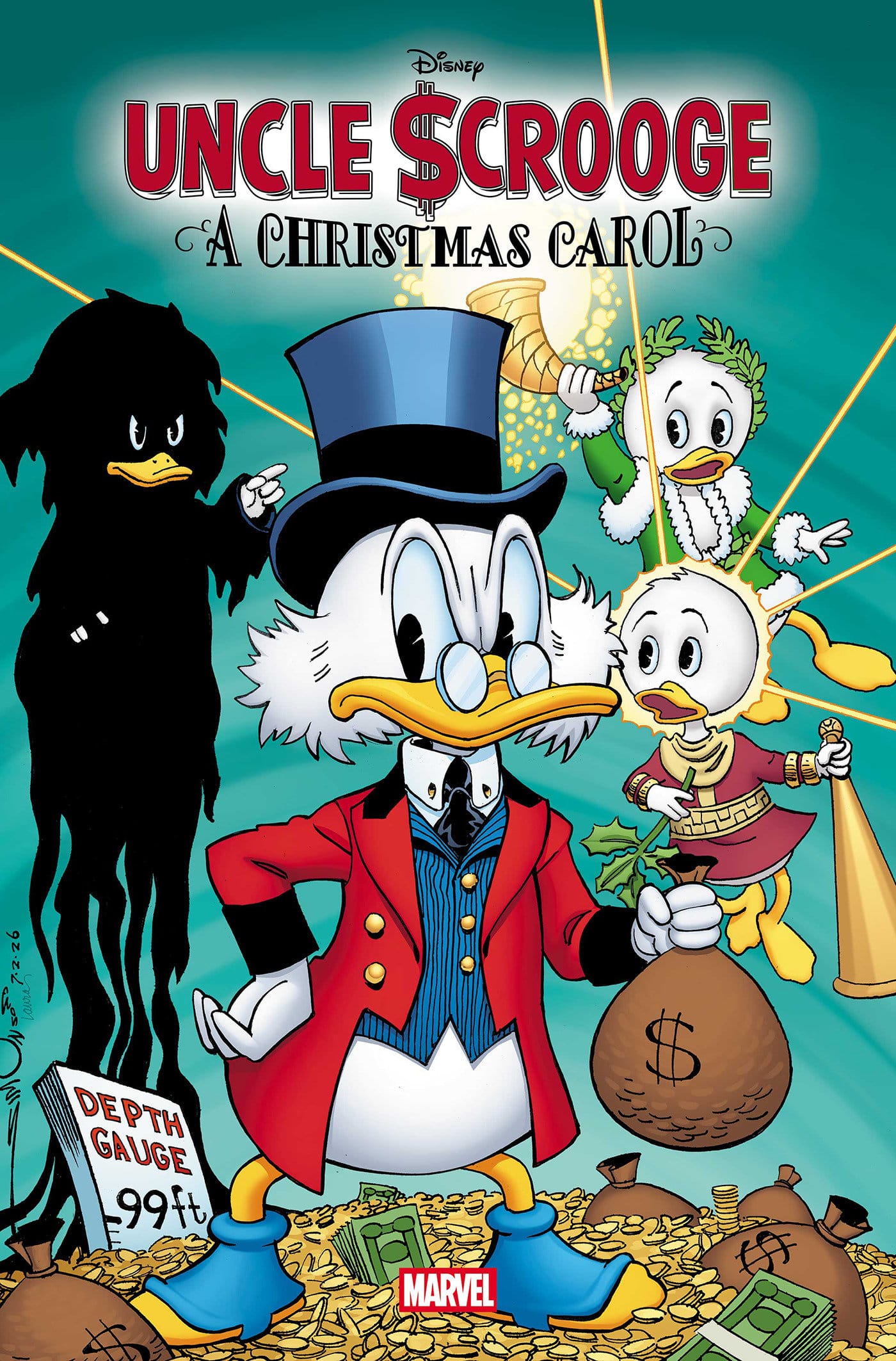 Marvel Comics Uncle Scrooge: A Christmas Carol #1 Cover A Walter Simonson