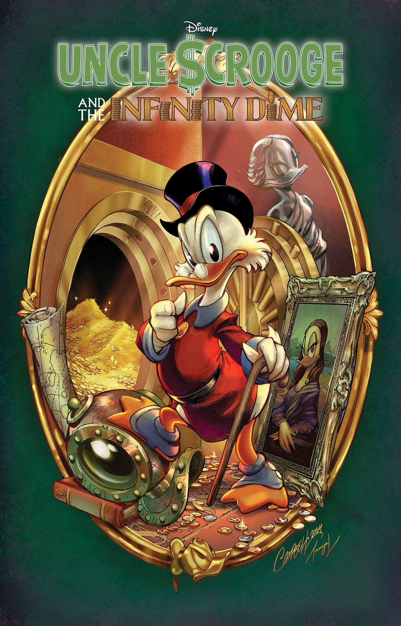 Marvel Comics Uncle Scrooge And The Infinity Dime Gallery Edition J. Scott Campbell Cover (Direct Market Edition)