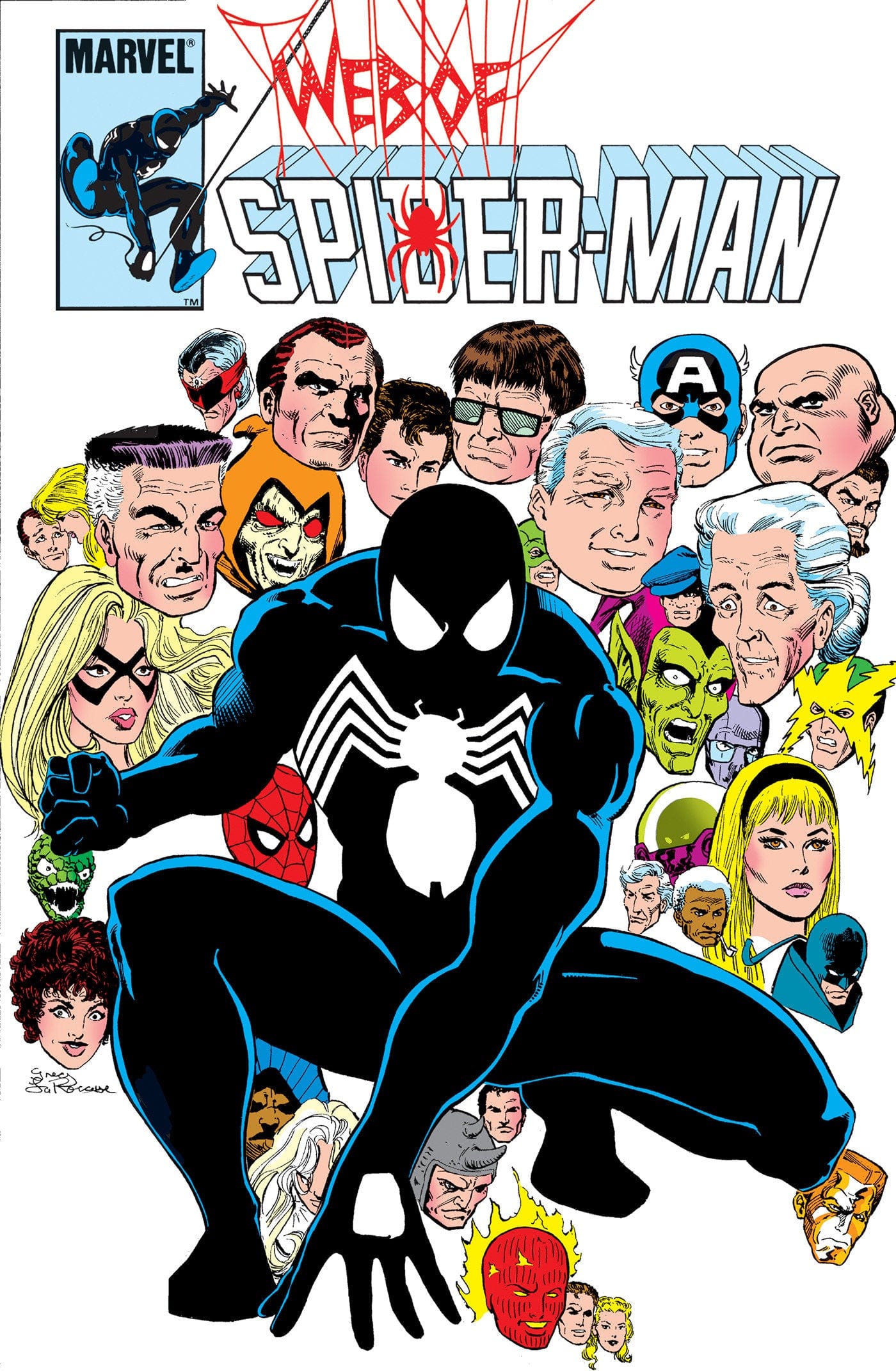 Marvel Comics Web Of Spider-Man Omnibus Volume 1 Greg Larocque Cover (Direct Market Edition)