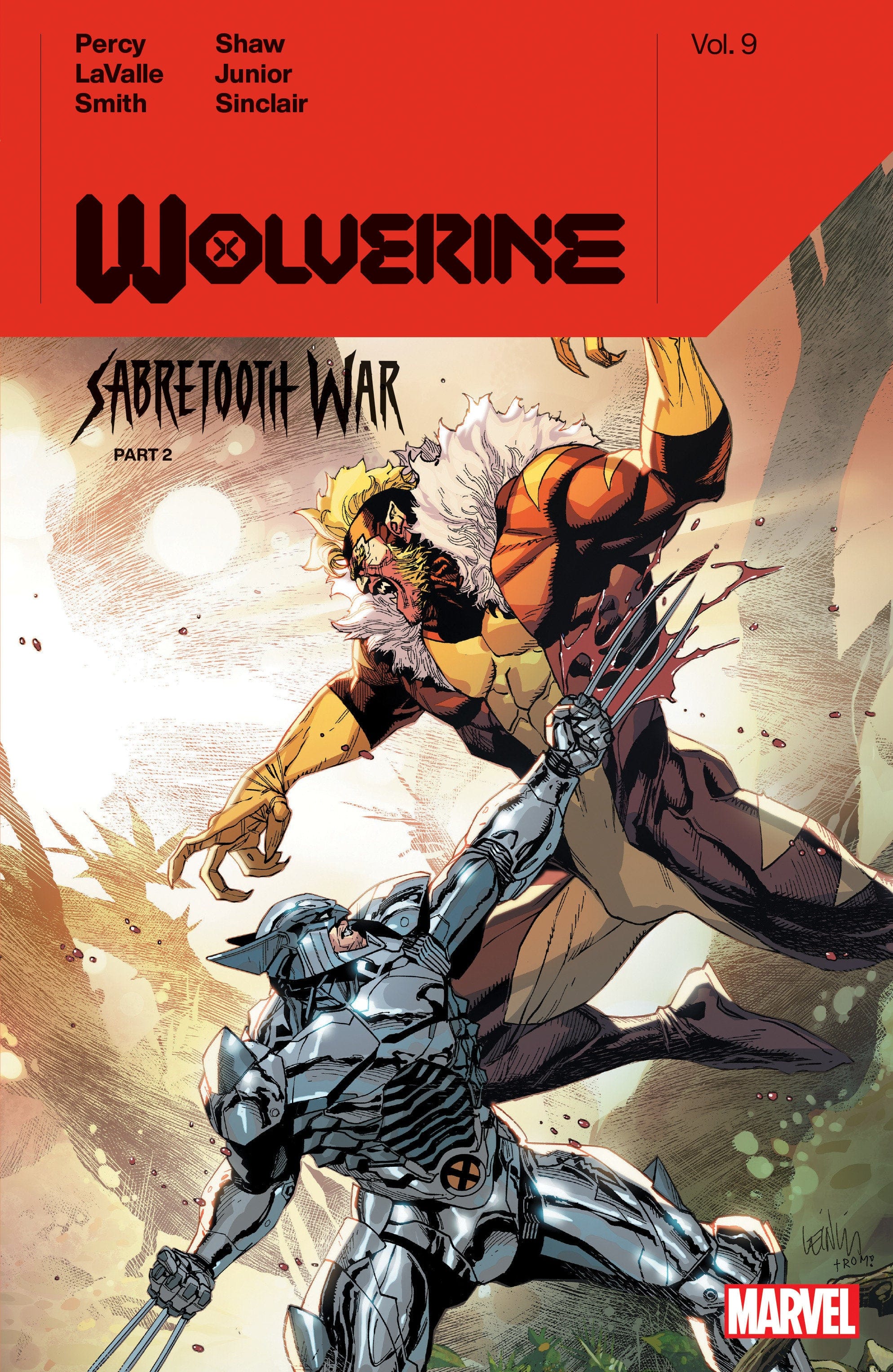 Marvel Comics Wolverine By Benjamin Percy Volume 9: Sabretooth War Part 2