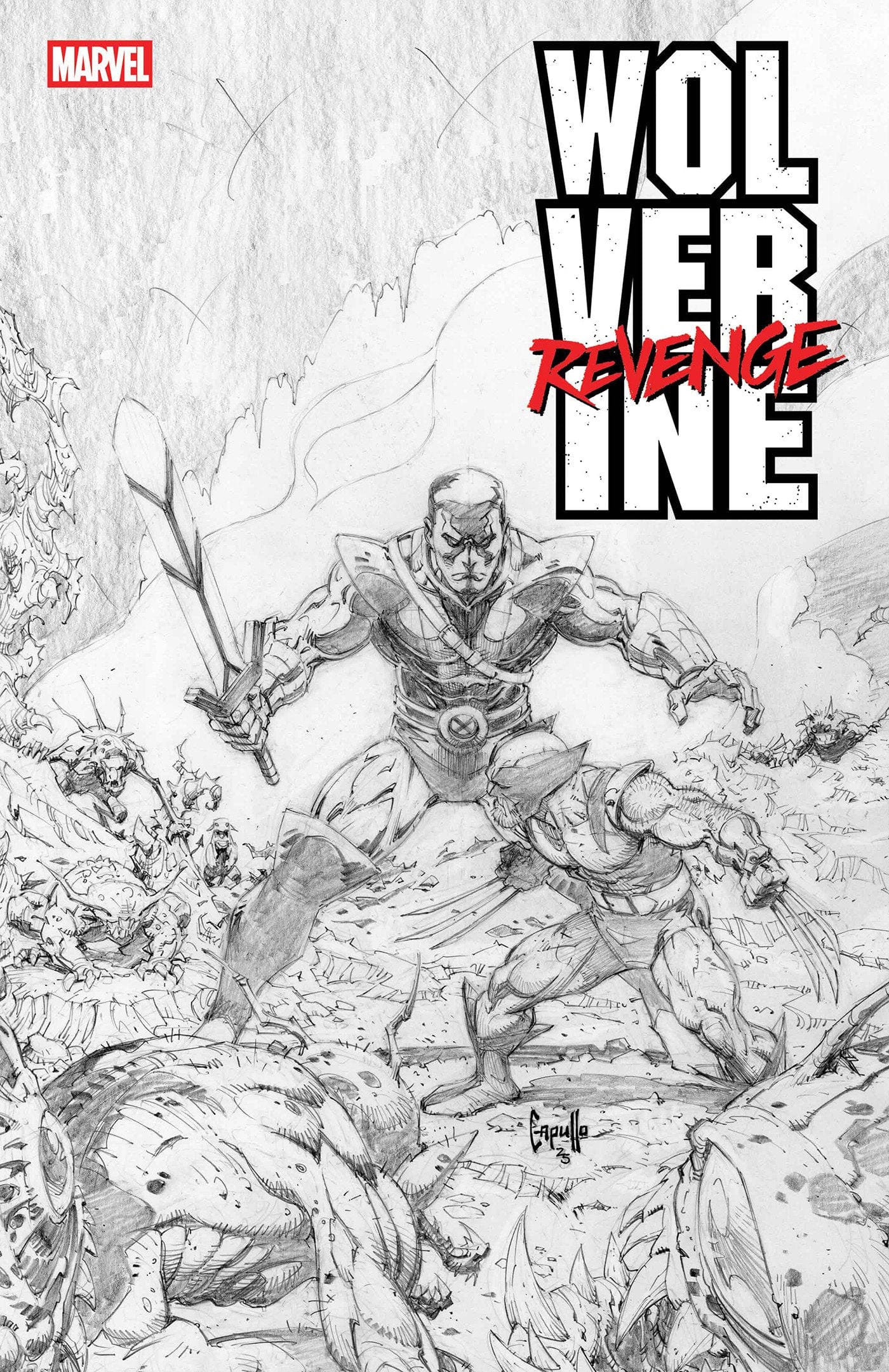 Marvel Comics Wolverine: Revenge - Red Band: Raw - Black & White Edition #5 (Polybagged)