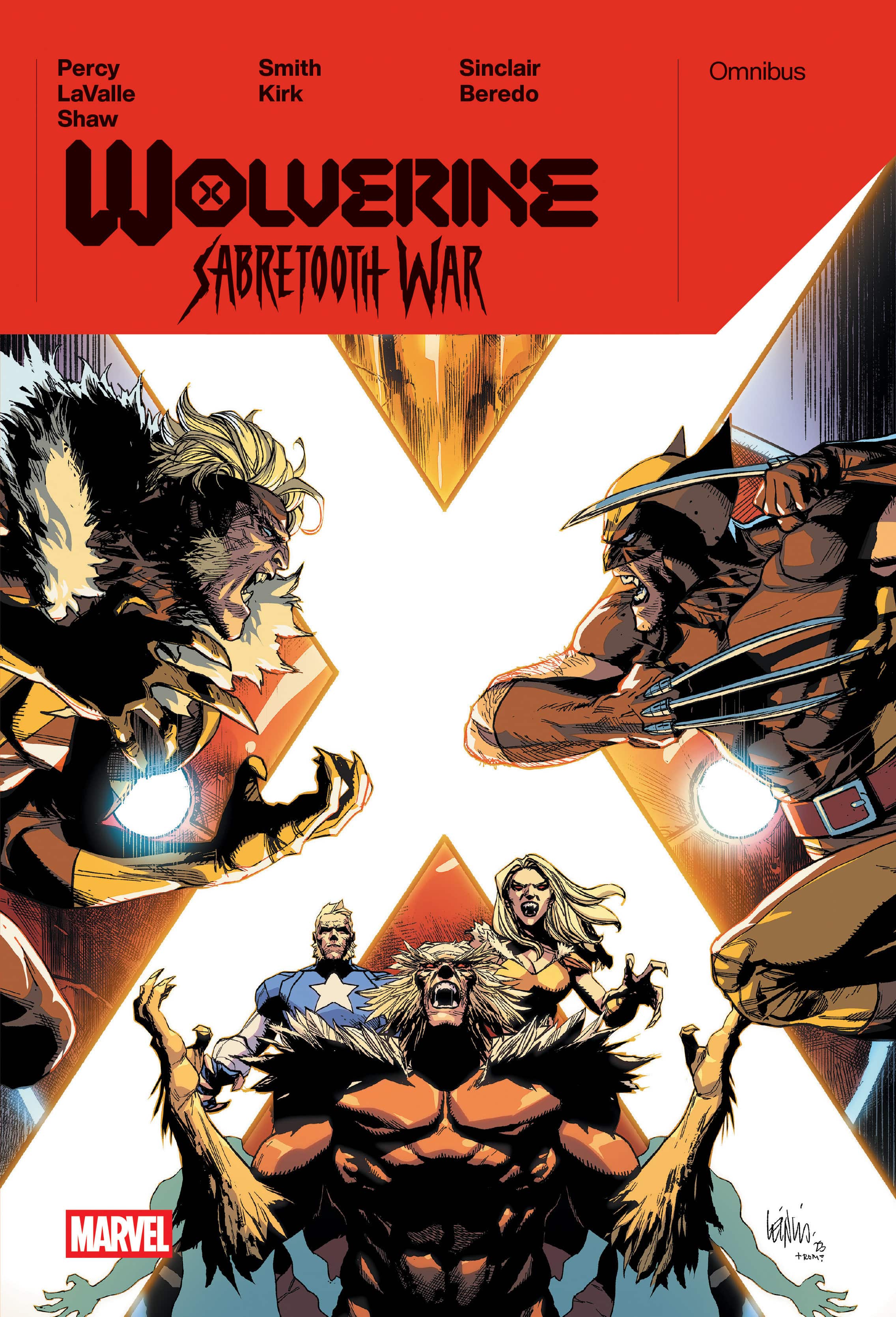 Marvel Comics Wolverine: Sabretooth War Omnibus Leinil Yu Cover