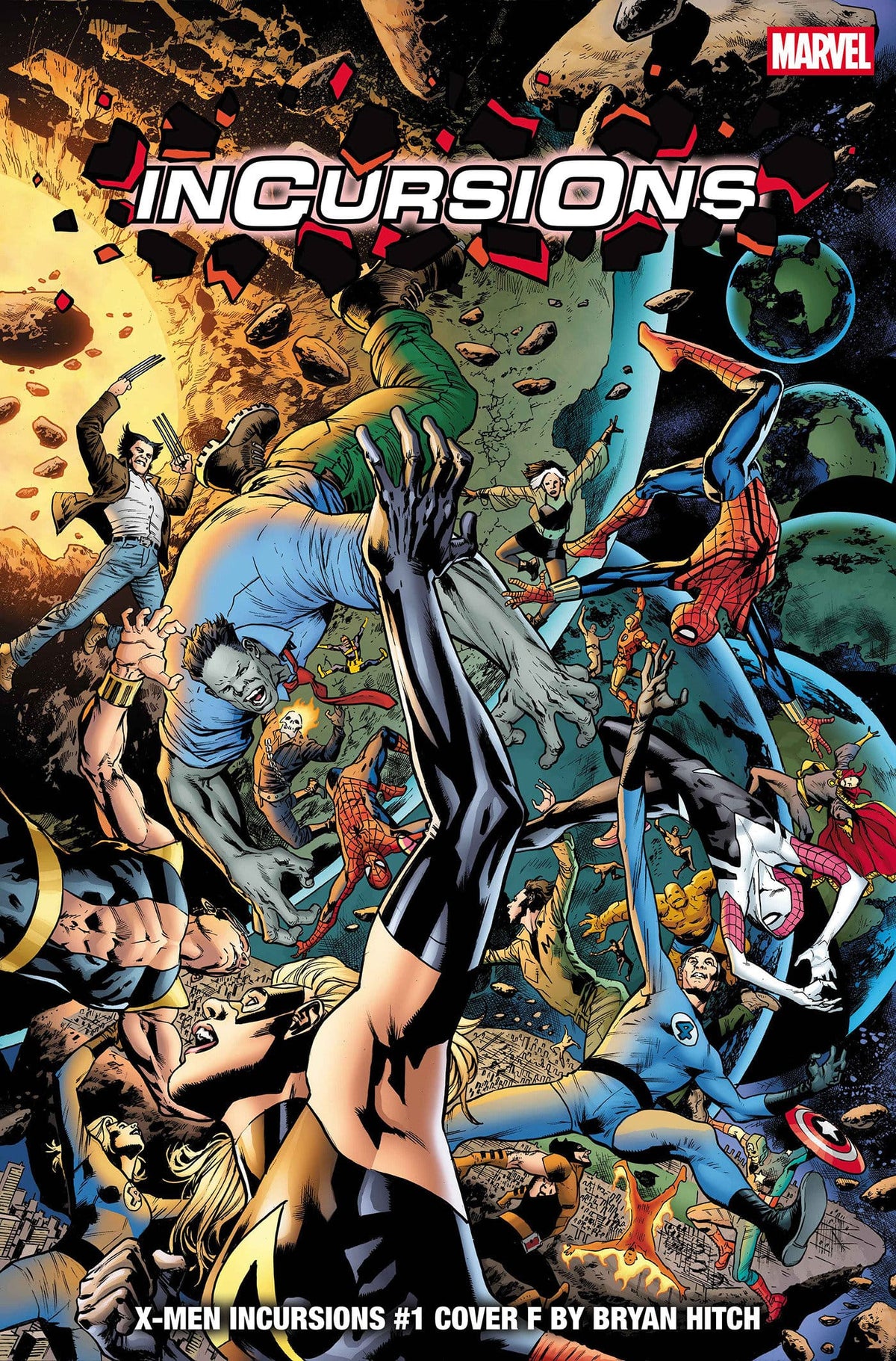 Marvel Comics X-Men: Incursions #1 Cover F Bryan Hitch Incursions Variant