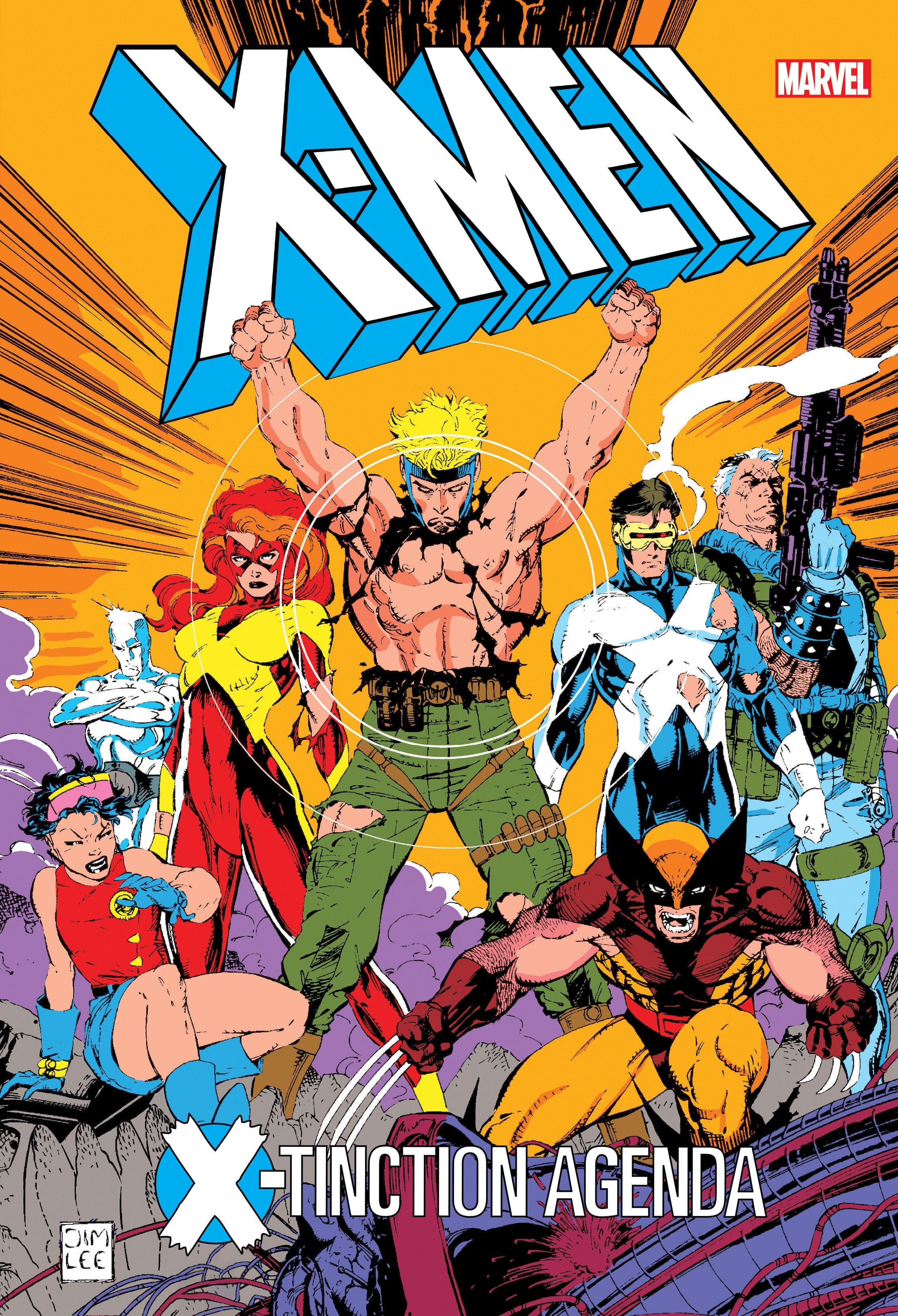 Marvel Comics X-Men: X-Tinction Agenda Omnibus Jim Lee Final Strike Cover