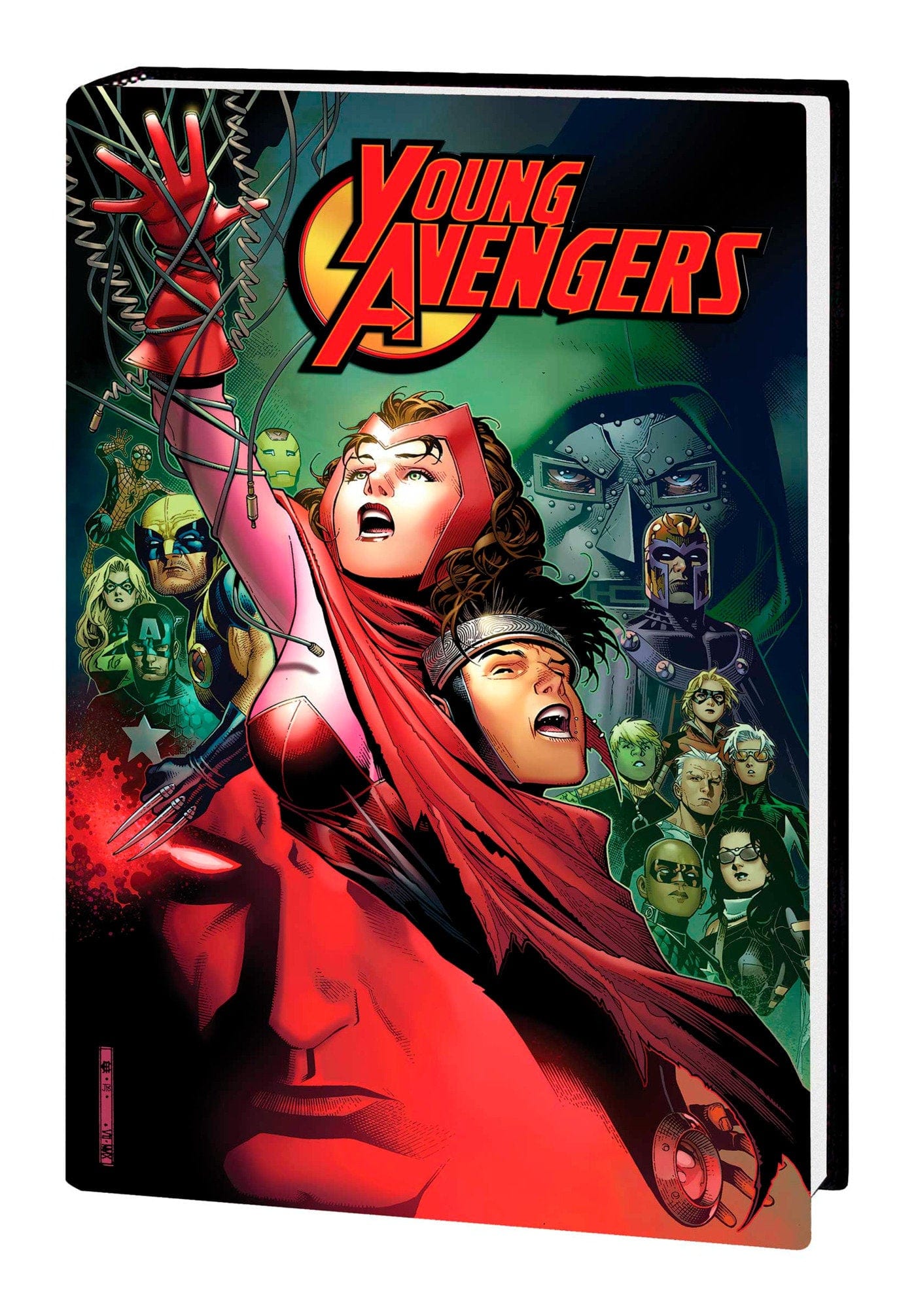 Marvel Comics Young Avengers By Heinberg & Cheung Omnibus Cheung Patriot Cover (Direct Market Edition)