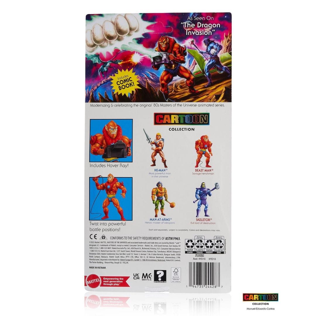 Mattel Masters of the Universe Origins Cartoon Collection Beast Man Action Figure