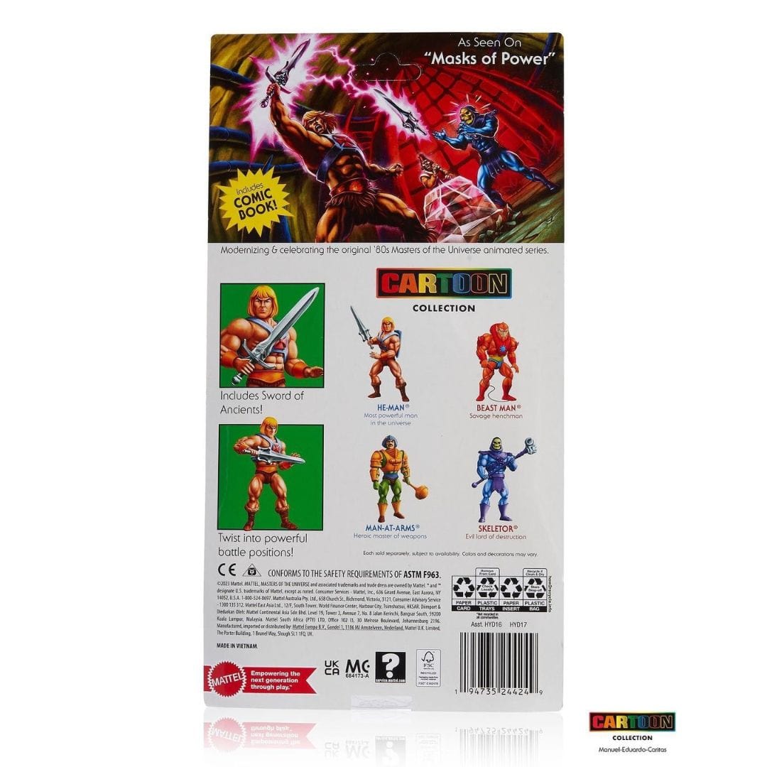 Mattel Masters of the Universe Origins Cartoon Collection He-Man Action Figure