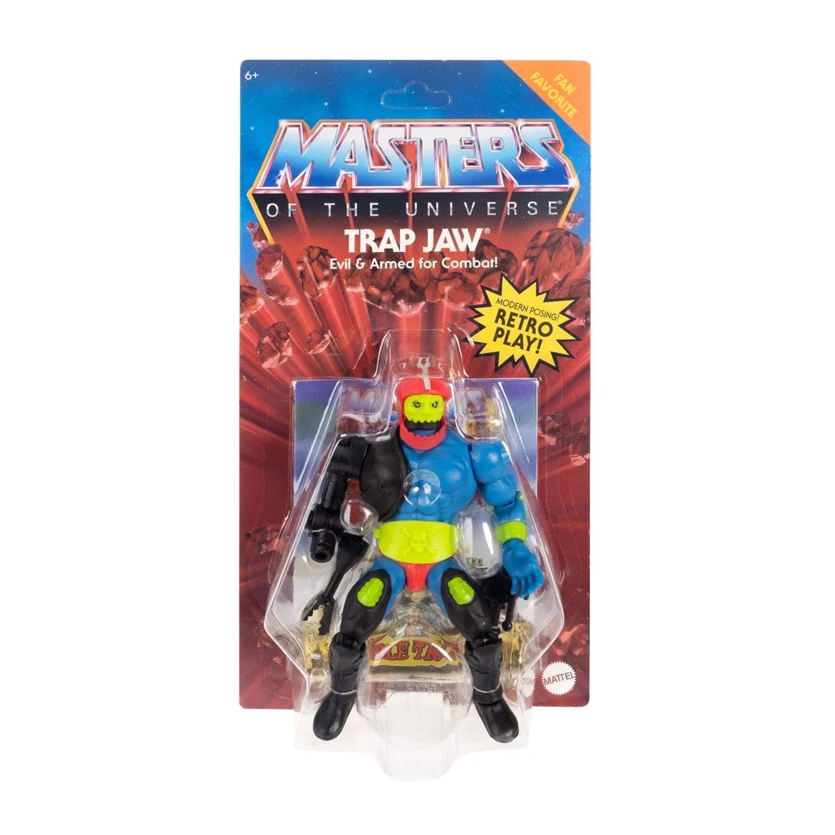 Mattel Masters of the Universe Origins Trap Jaw (2024 Reissue) Action Figure