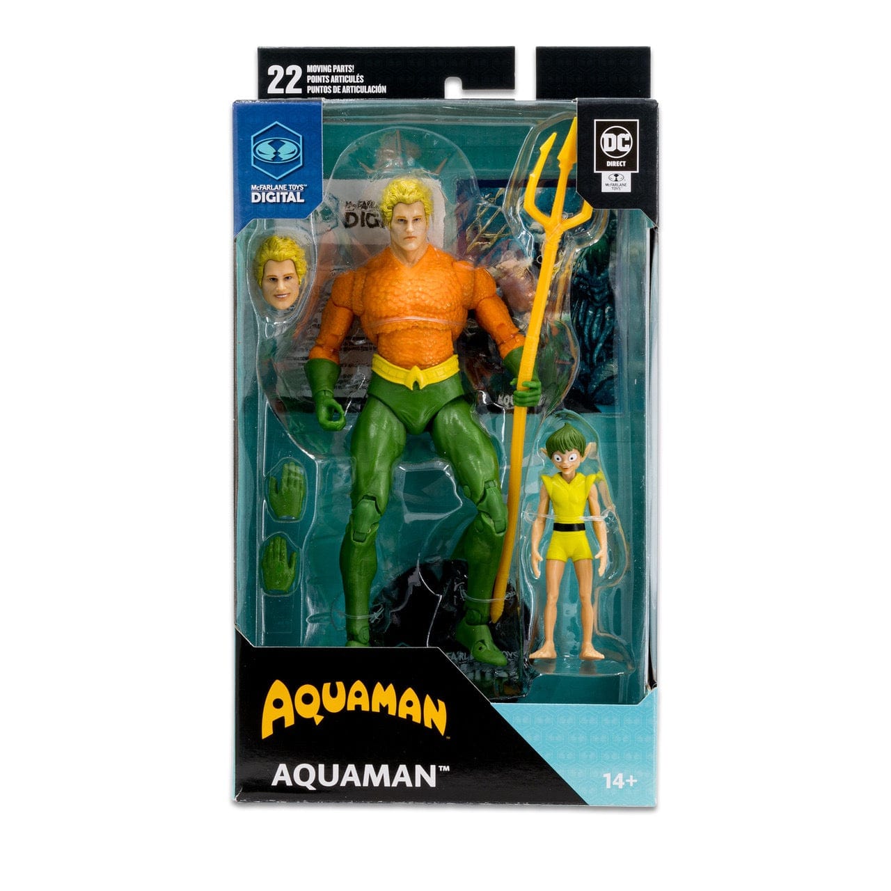 McFarlane Toys DC Direct Aquaman (DC Classic) Action Figure with McFarlane Toys Digital Collectible