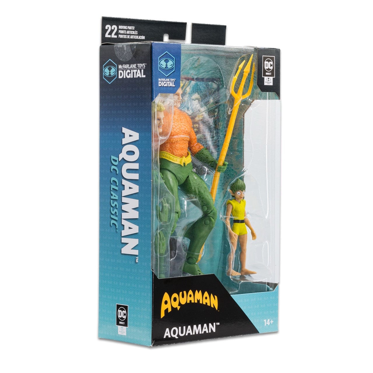 McFarlane Toys DC Direct Aquaman (DC Classic) Action Figure with McFarlane Toys Digital Collectible