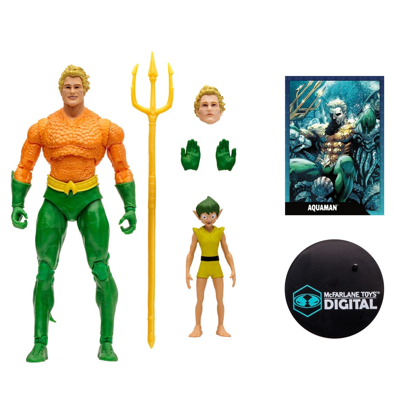 McFarlane Toys DC Direct Aquaman (DC Classic) Action Figure with McFarlane Toys Digital Collectible