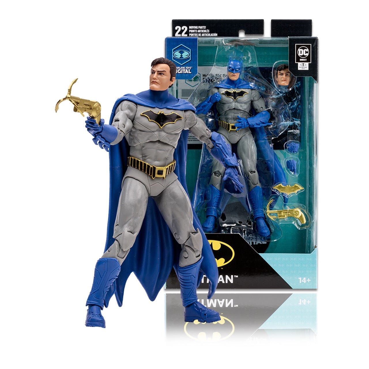 McFarlane Toys DC Direct Batman (DC Rebirth) Action Figure with McFarlane Toys Digital Collectible