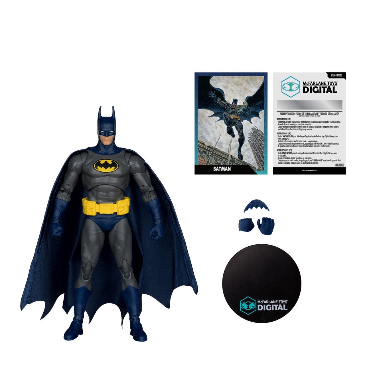 McFarlane Toys DC Direct Batman: No Man's Land Batman Action Figure with McFarlane Toys Digital Collectible