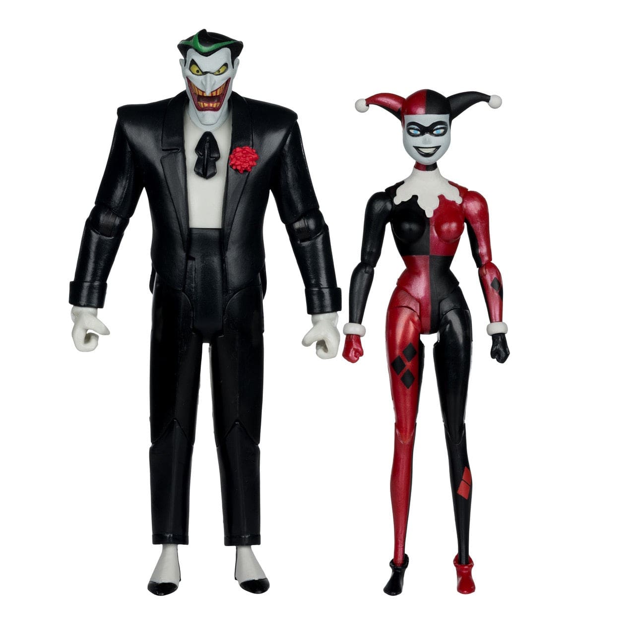 McFarlane Toys DC Direct Batman: The Animated Series Harley Quinn & Joker (Mad Love) Action Figure Two-Pack
