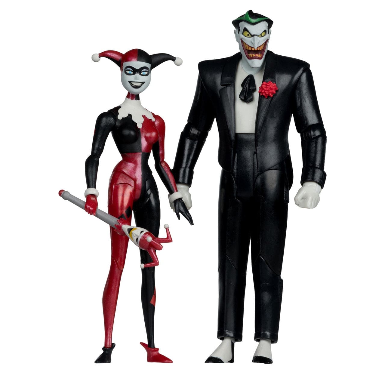 McFarlane Toys DC Direct Batman: The Animated Series Harley Quinn & Joker (Mad Love) Action Figure Two-Pack