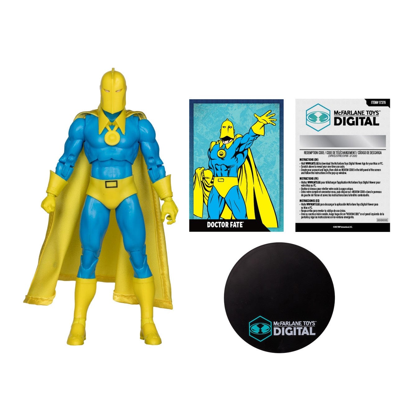 McFarlane Toys DC Direct Doctor Fate (The Silver Age) Action Figure with McFarlane Toys Digital Collectible