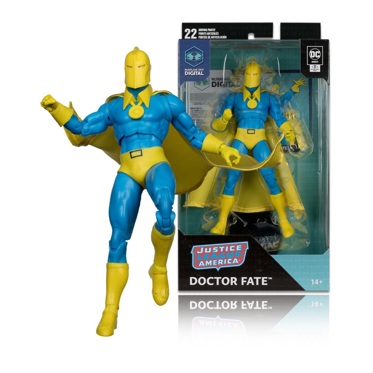 McFarlane Toys DC Direct Doctor Fate (The Silver Age) Action Figure with McFarlane Toys Digital Collectible