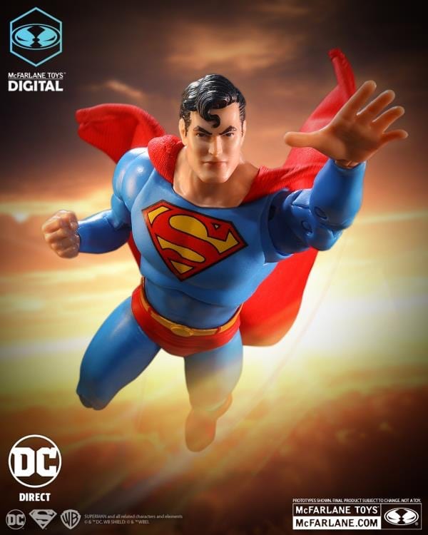 McFarlane Toys DC Direct Superman (The Silver Age) Action Figure with McFarlane Toys Digital Collectible