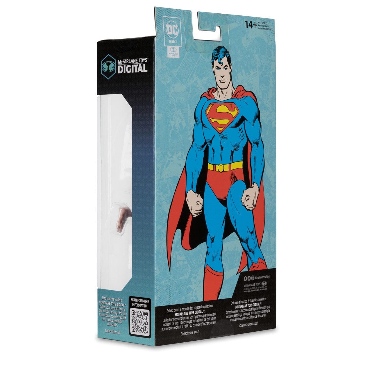 McFarlane Toys DC Direct Superman (The Silver Age) Action Figure with McFarlane Toys Digital Collectible