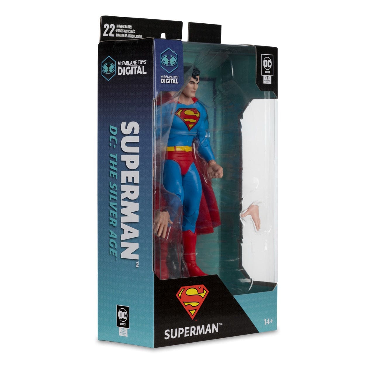 McFarlane Toys DC Direct Superman (The Silver Age) Action Figure with McFarlane Toys Digital Collectible