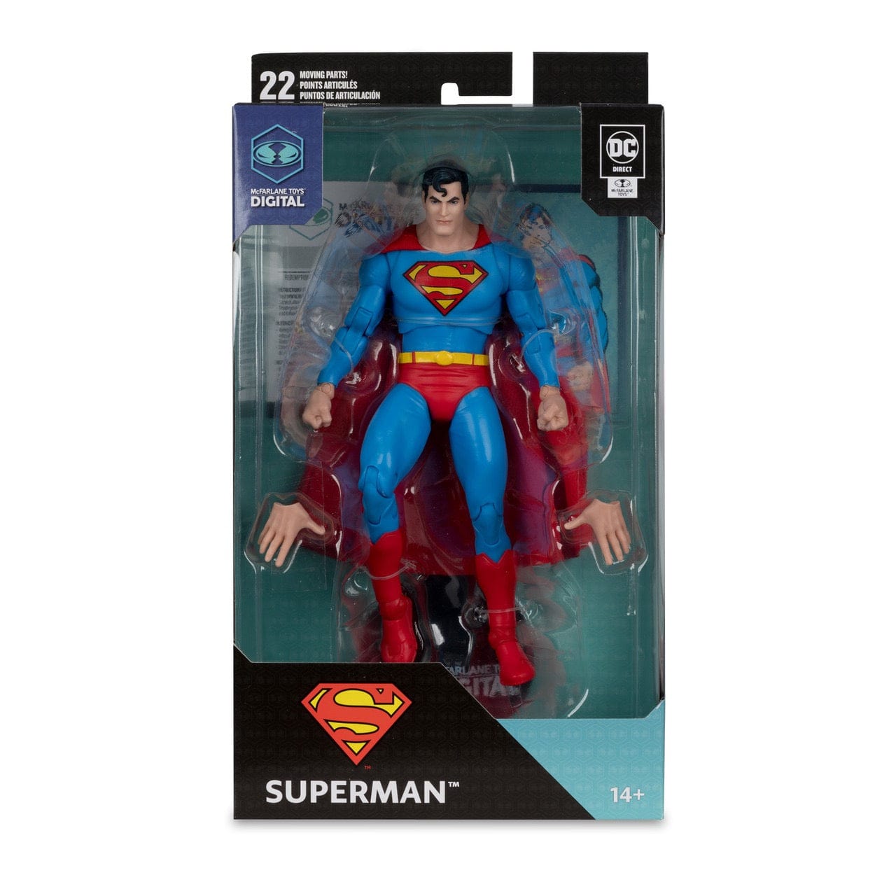 McFarlane Toys DC Direct Superman (The Silver Age) Action Figure with McFarlane Toys Digital Collectible