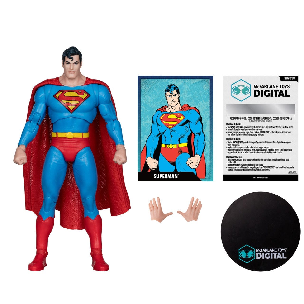 McFarlane Toys DC Direct Superman (The Silver Age) Action Figure with McFarlane Toys Digital Collectible