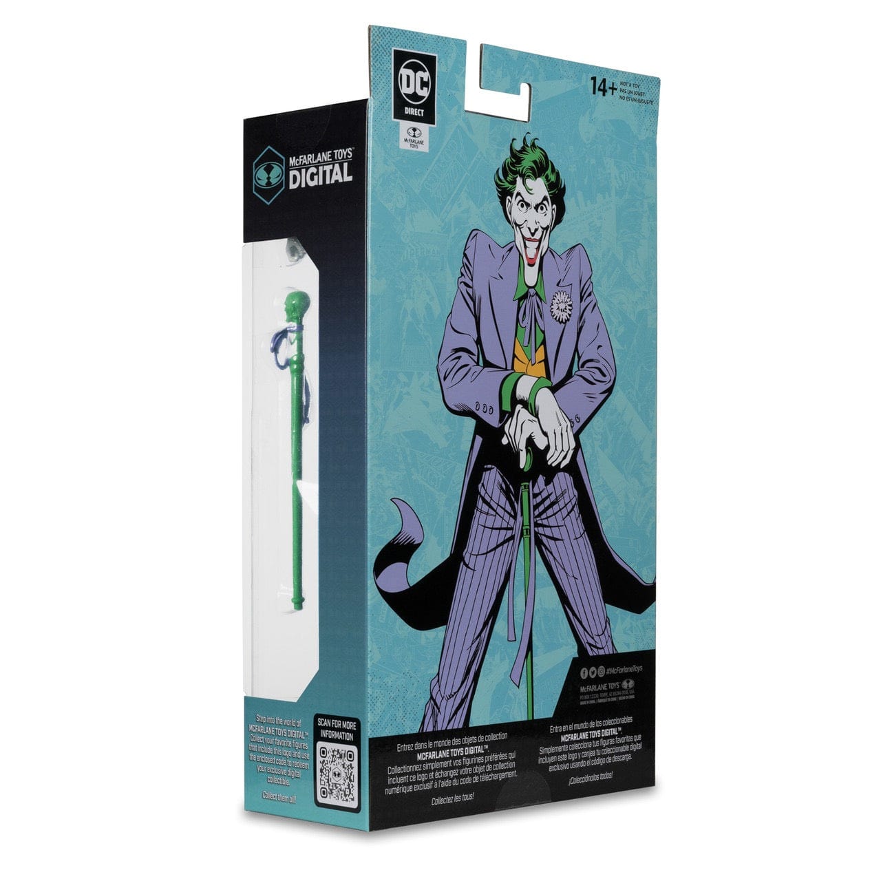 McFarlane Toys DC Direct The Joker (The Silver Age) Action Figure with McFarlane Toys Digital Collectible