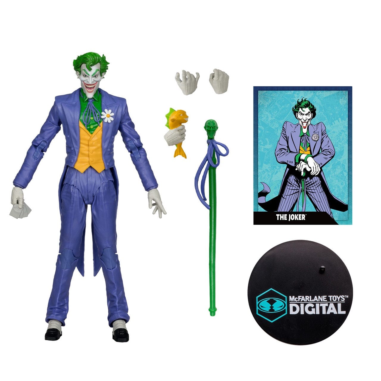 McFarlane Toys DC Direct The Joker (The Silver Age) Action Figure with McFarlane Toys Digital Collectible