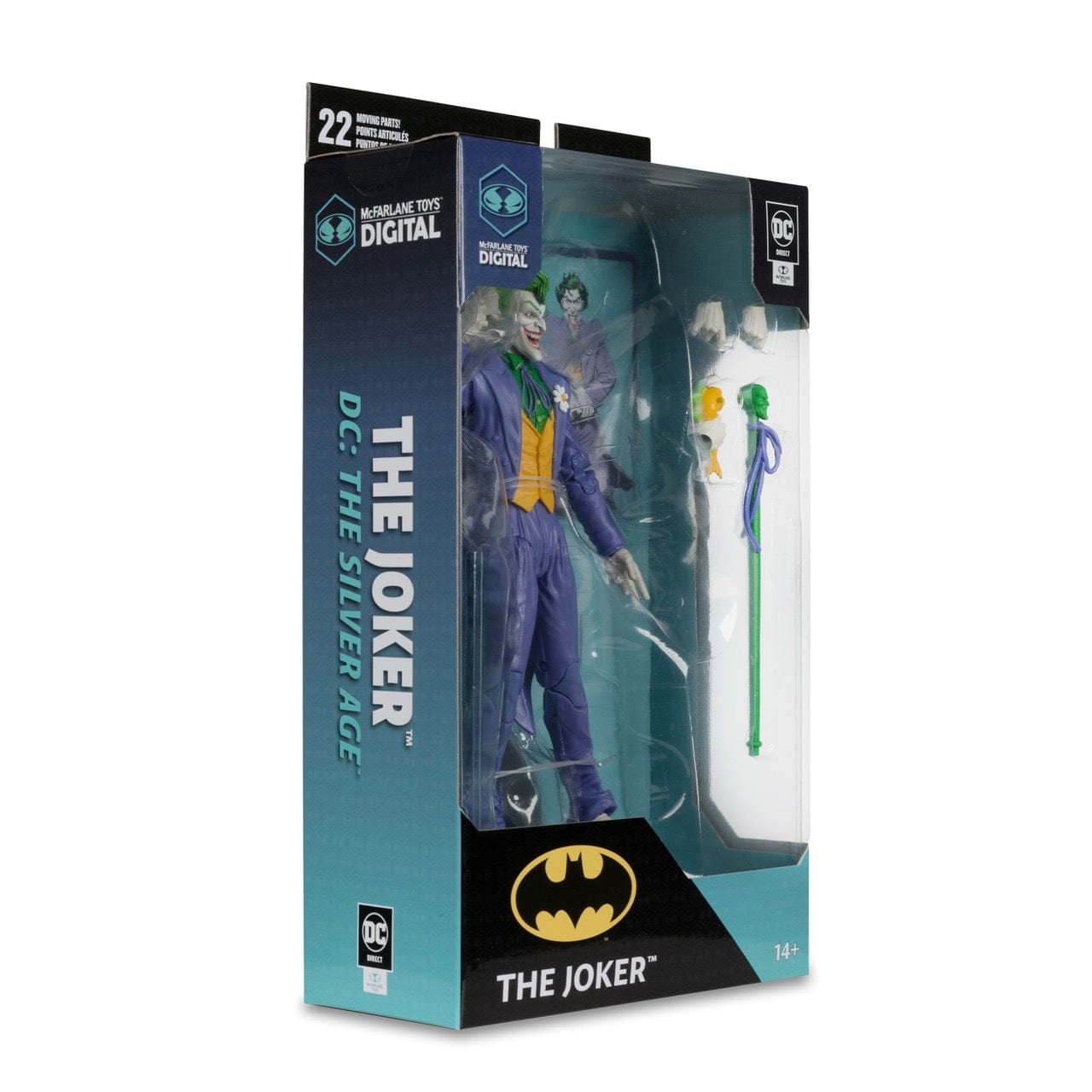 McFarlane Toys DC Direct The Joker (The Silver Age) Action Figure with McFarlane Toys Digital Collectible