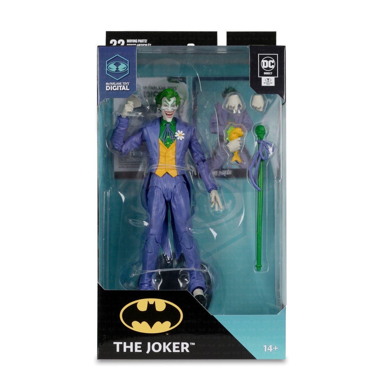 McFarlane Toys DC Direct The Joker (The Silver Age) Action Figure with McFarlane Toys Digital Collectible