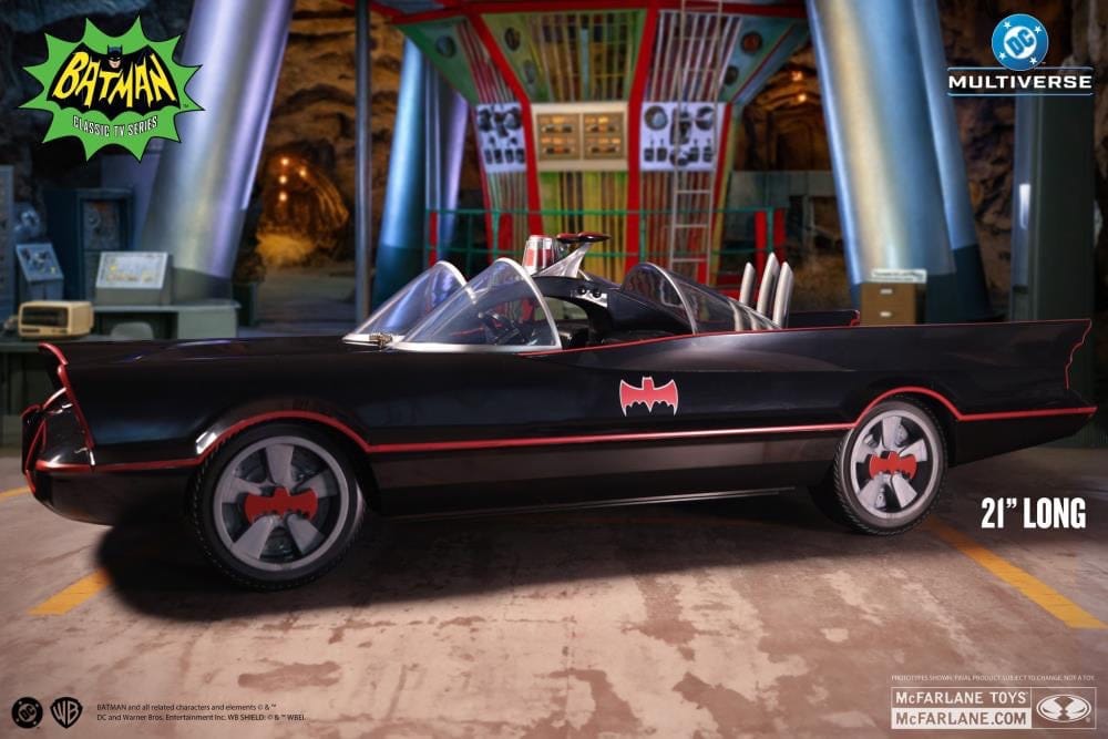 McFarlane Toys DC Multiverse Batman Classic TV Series Batmobile Vehicle