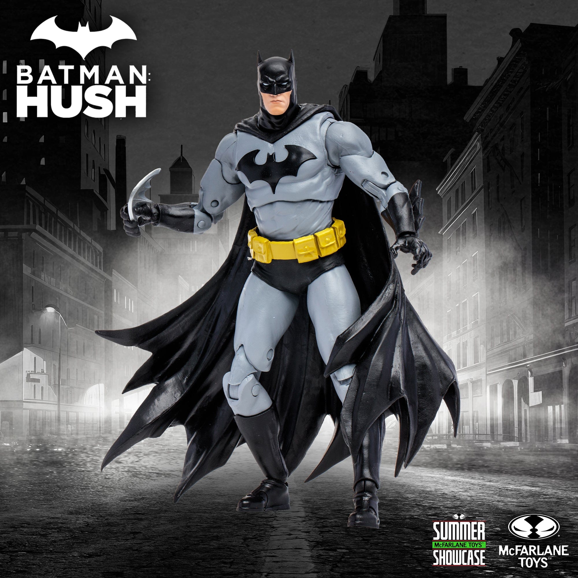 McFarlane Toys DC Multiverse Batman: Hush Batman (Black/Grey Variant) Action Figure
