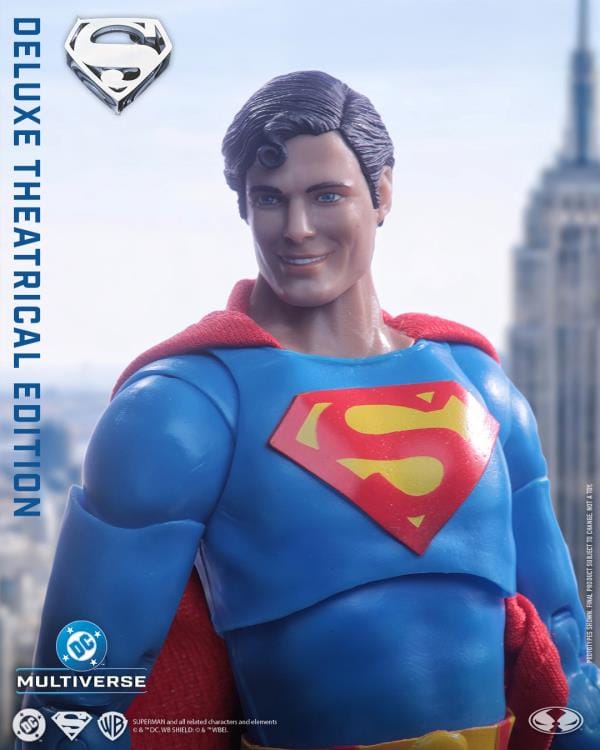 McFarlane Toys DC Multiverse Deluxe Theatrical Edition Superman: The Movie 1978 Superman Action Figure
