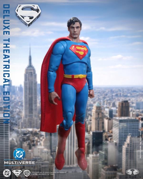 McFarlane Toys DC Multiverse Deluxe Theatrical Edition Superman: The Movie 1978 Superman Action Figure