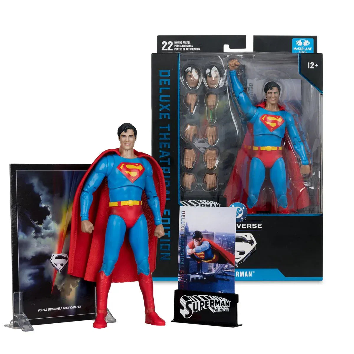 McFarlane Toys DC Multiverse Deluxe Theatrical Edition Superman: The Movie 1978 Superman Action Figure