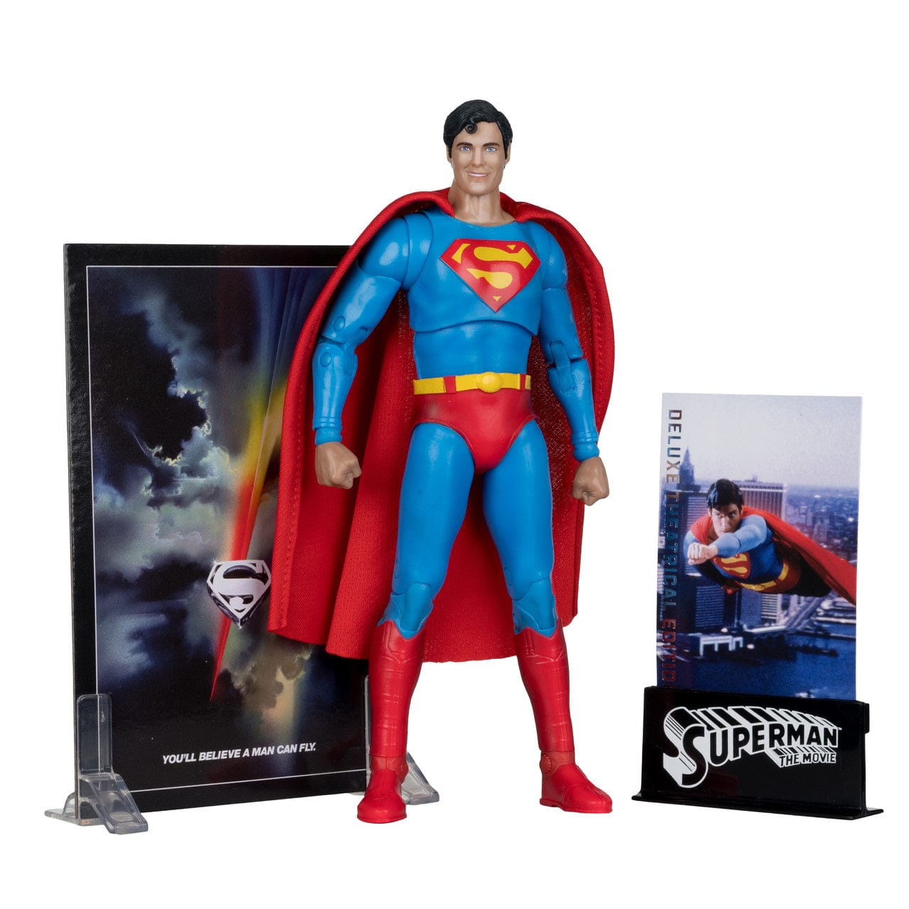 McFarlane Toys DC Multiverse Deluxe Theatrical Edition Superman: The Movie 1978 Superman Action Figure