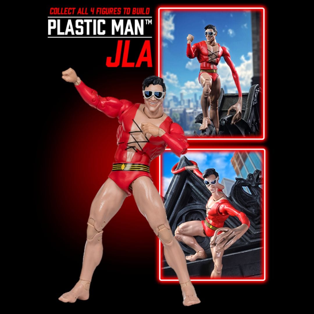 McFarlane Toys DC Multiverse JLA Bundle Set (Plastic Man Build-A-Figure)