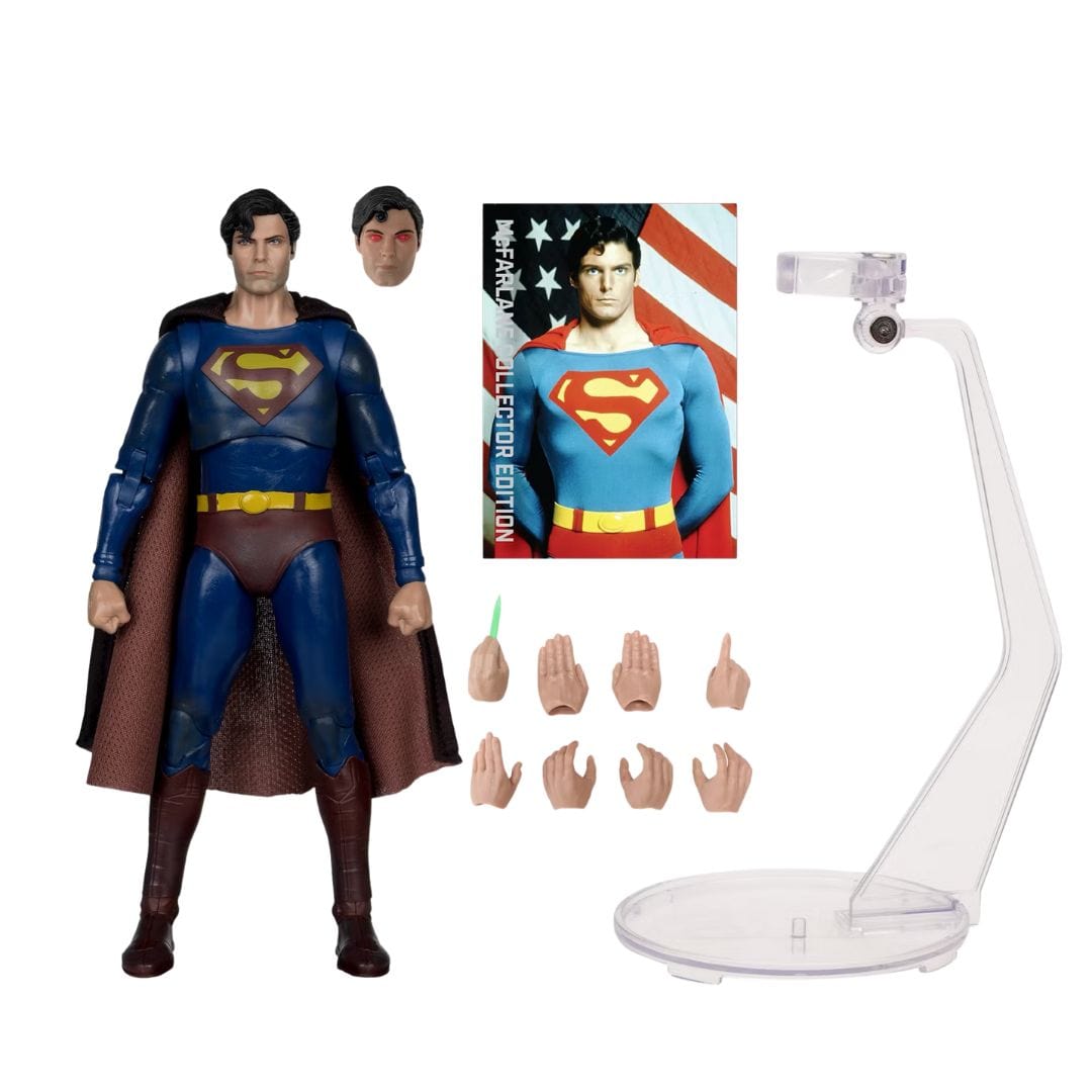 McFarlane Toys DC Multiverse McFarlane Collector Edition #25 Superman: The Movie (1978) Superman Platinum Edition Action Figure