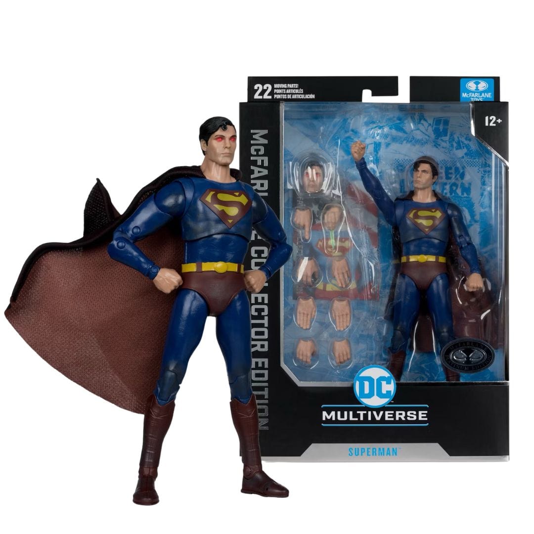 McFarlane Toys DC Multiverse McFarlane Collector Edition #25 Superman: The Movie (1978) Superman Platinum Edition Action Figure