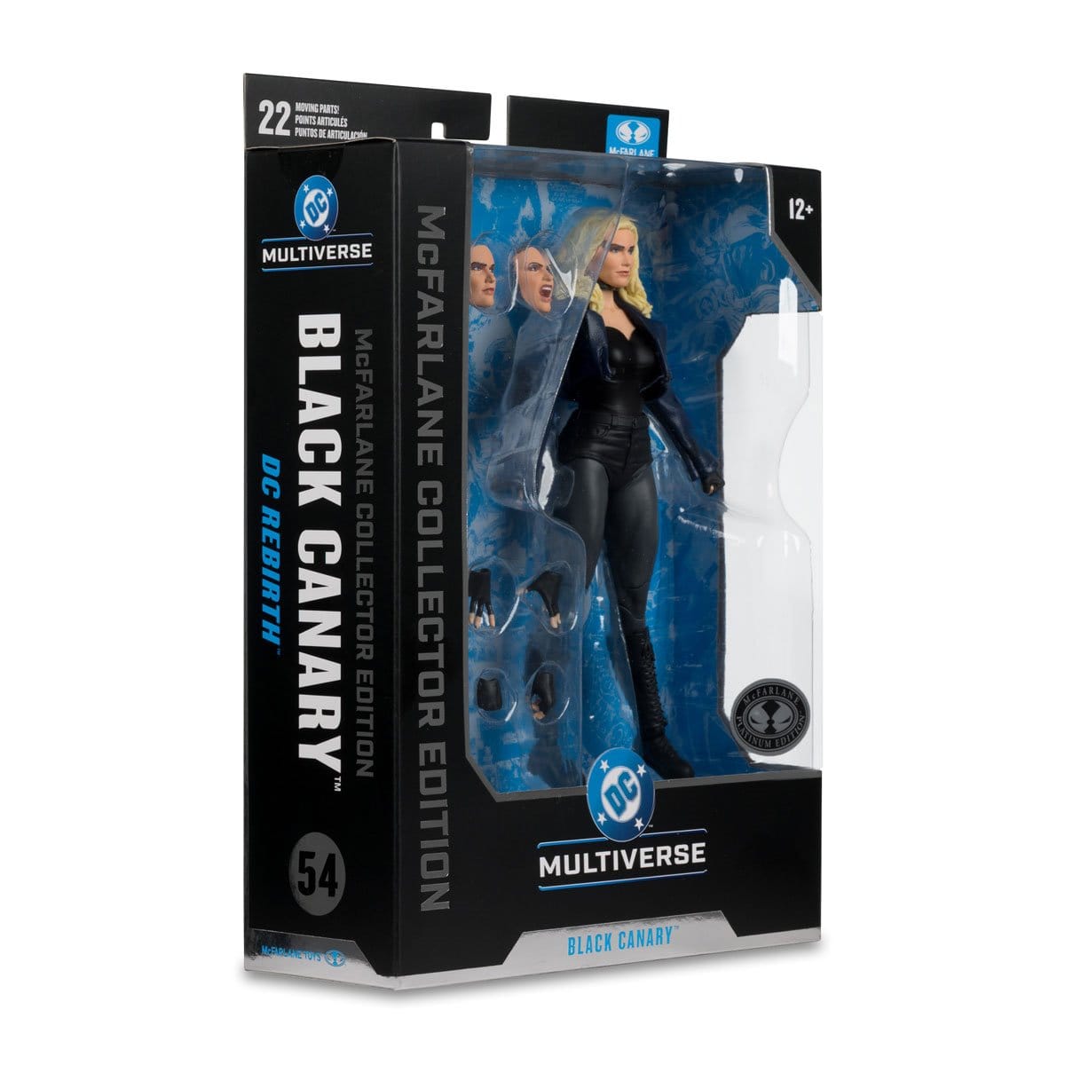McFarlane Toys DC Multiverse McFarlane Collector Edition #54 DC Rebirth Black Canary (Platinum Edition) Action Figure