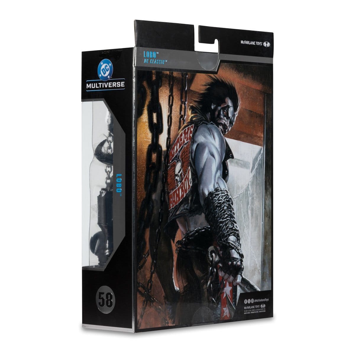 McFarlane Toys DC Multiverse McFarlane Collector Edition #58 DC Classic Lobo (Platinum Edition) Action Figure