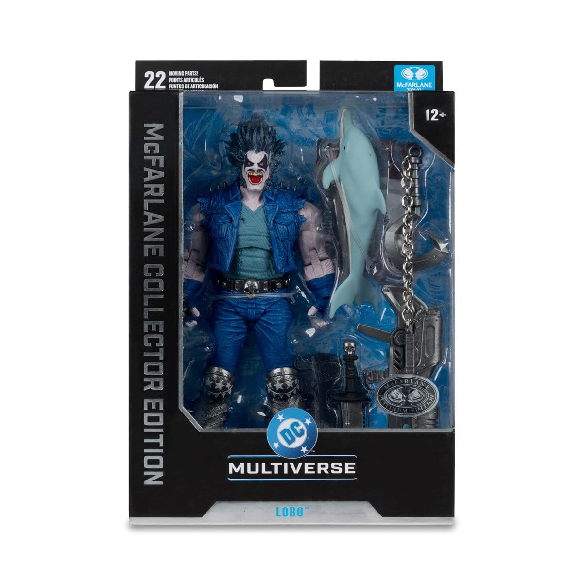 McFarlane Toys DC Multiverse McFarlane Collector Edition #58 DC Classic Lobo (Platinum Edition) Action Figure