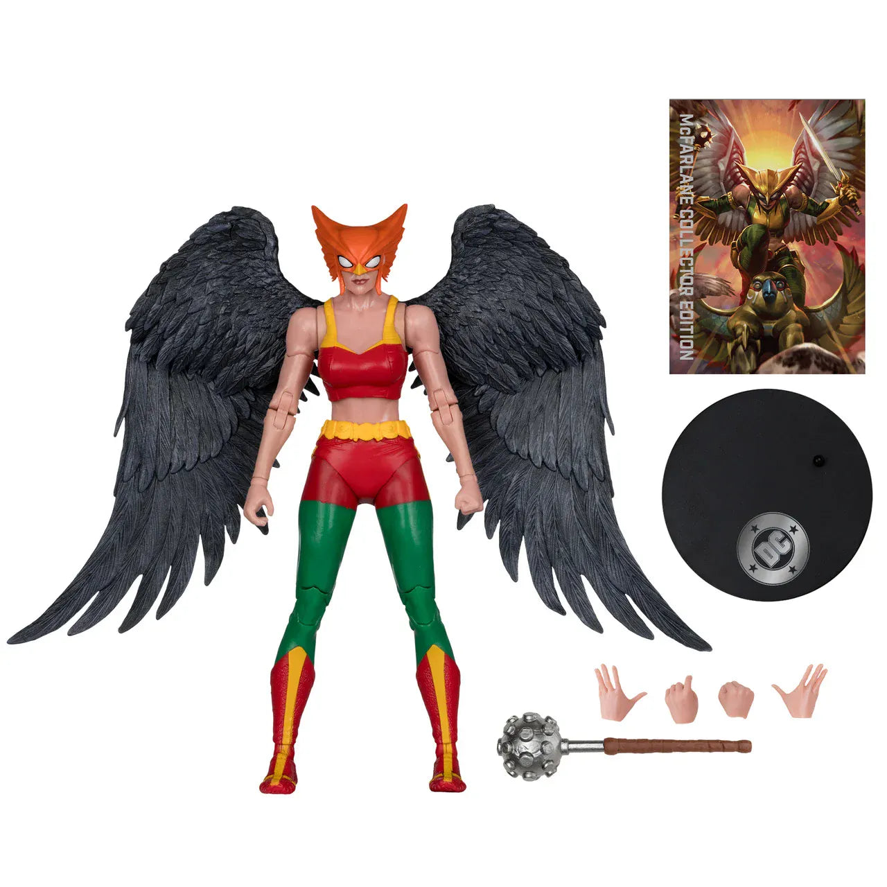 McFarlane Toys DC Multiverse McFarlane Collector Edition #63 Hawkgirl (Kendra Saunders) Action Figure (Platinum Edition)